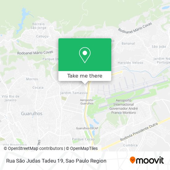 Mapa Rua São Judas Tadeu 19