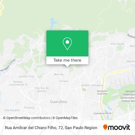 Rua Amilcar del Chiaro Filho, 72 map