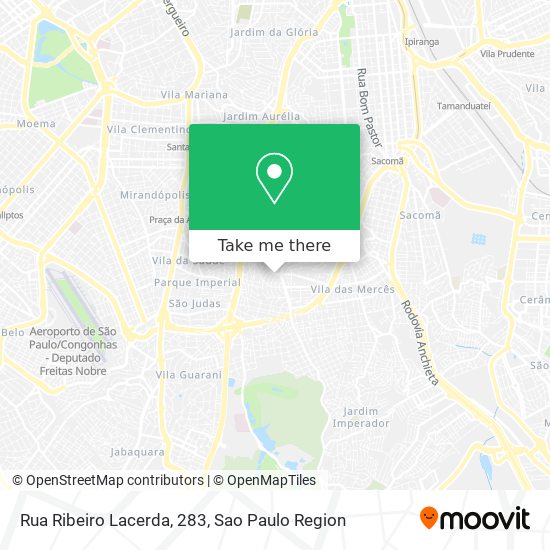 Rua Ribeiro Lacerda, 283 map