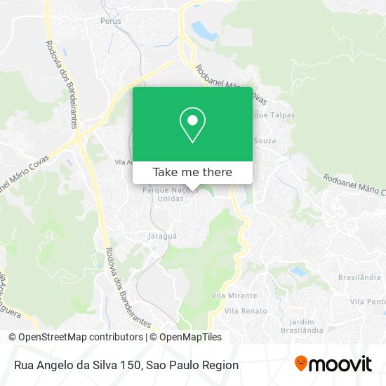 Mapa Rua Angelo da Silva 150