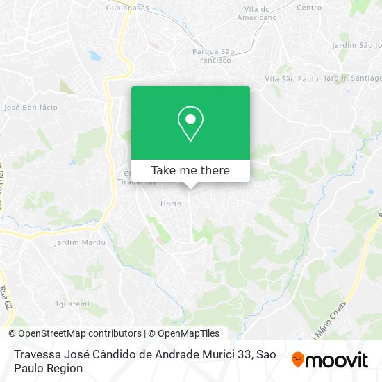 Mapa Travessa José Cândido de Andrade Murici 33