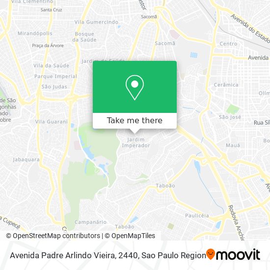 Avenida Padre Arlindo Vieira, 2440 map