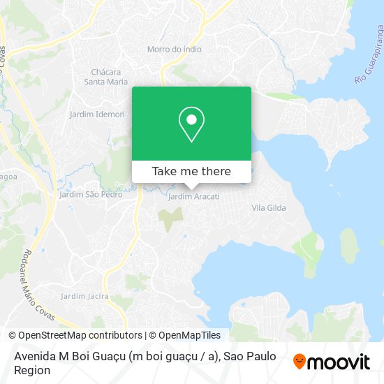 Mapa Avenida M Boi Guaçu (m boi guaçu / a)