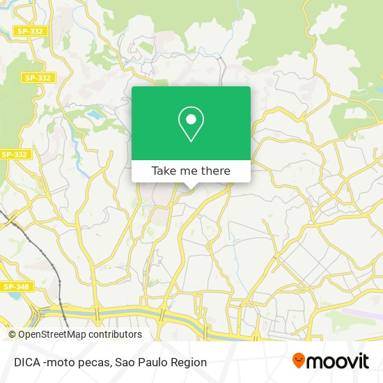 Mapa DICA -moto pecas