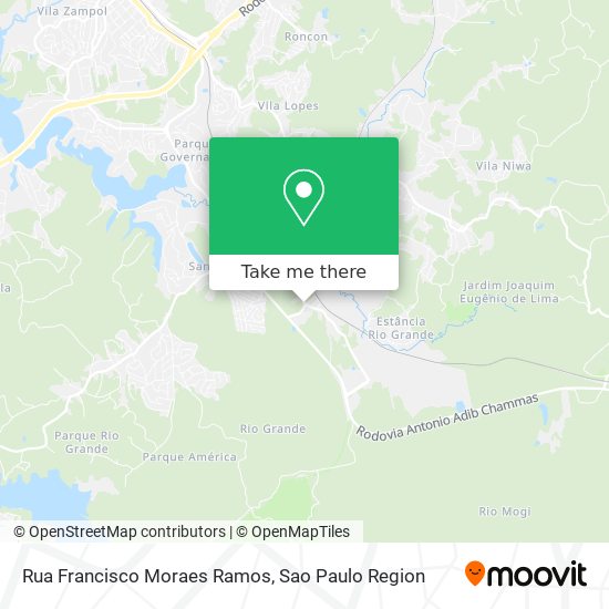 Rua Francisco Moraes Ramos map