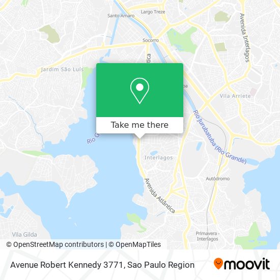 Mapa Avenue Robert Kennedy 3771