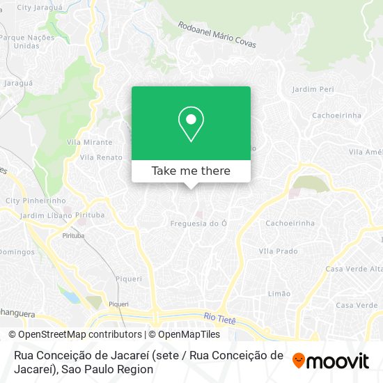 Rua Conceição de Jacareí map