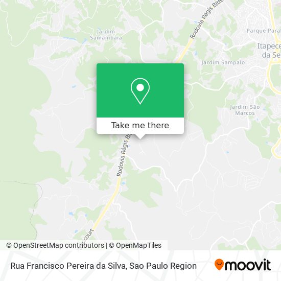 Rua Francisco Pereira da Silva map