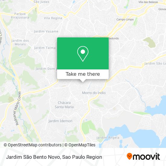 Jardim São Bento Novo map