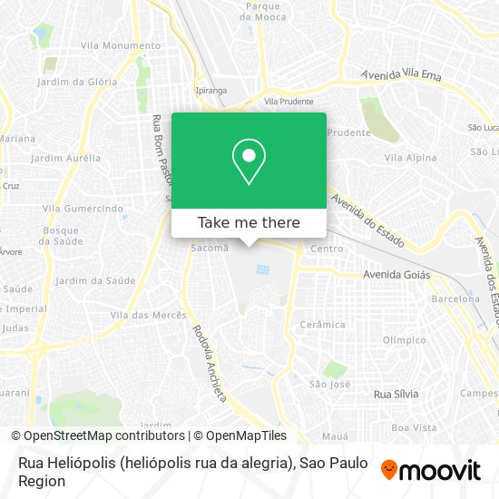 Rua Heliópolis (heliópolis rua da alegria) map