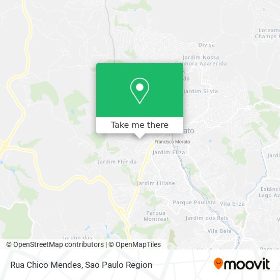 Rua Chico Mendes map