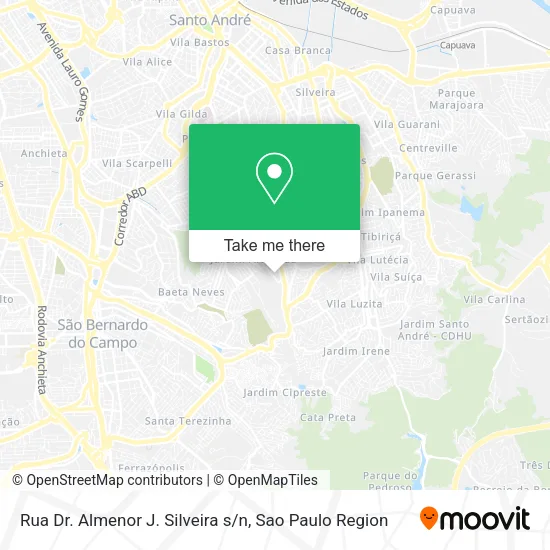 Rua Dr. Almenor J. Silveira s / n map
