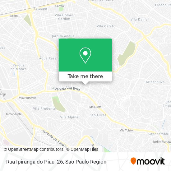 Rua Ipiranga do Piauí 26 map