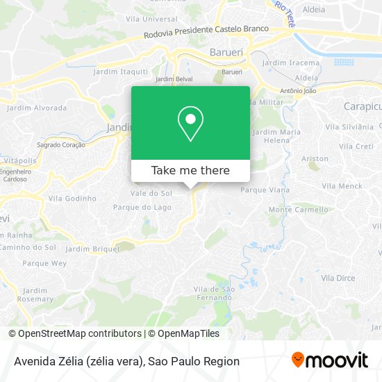 Avenida Zélia (zélia vera) map