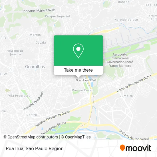 Rua Iruá map