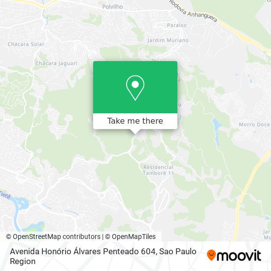 Avenida Honório Álvares Penteado 604 map