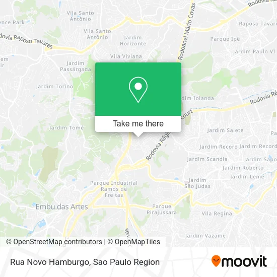 Rua Novo Hamburgo map