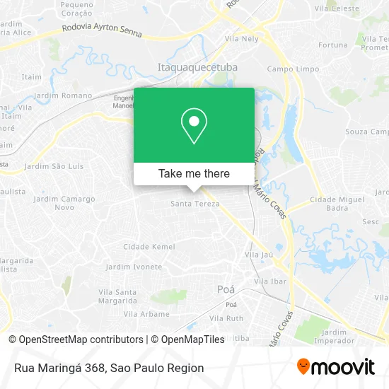 Rua Maringá 368 map