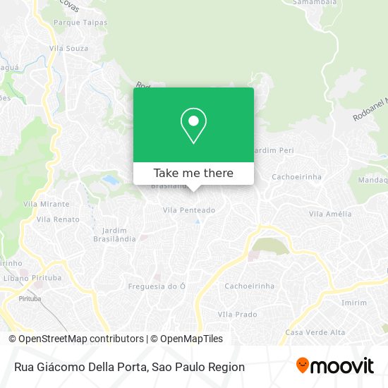 Rua Giácomo Della Porta map