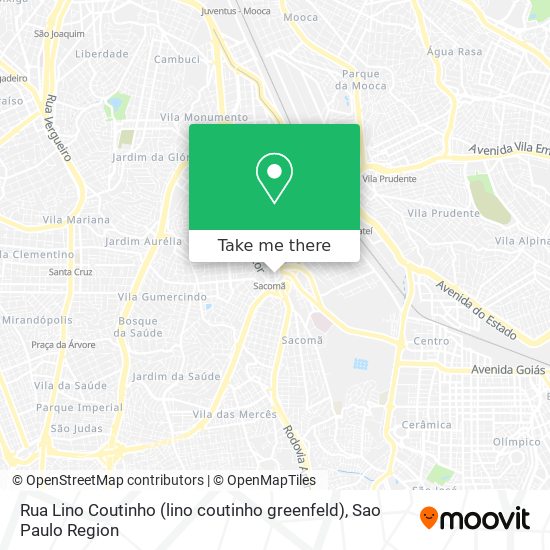 Rua Lino Coutinho (lino coutinho greenfeld) map