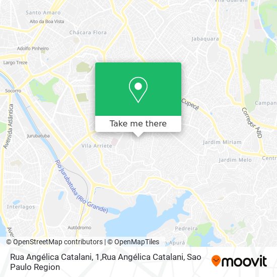 Rua Angélica Catalani, 1,Rua Angélica Catalani map
