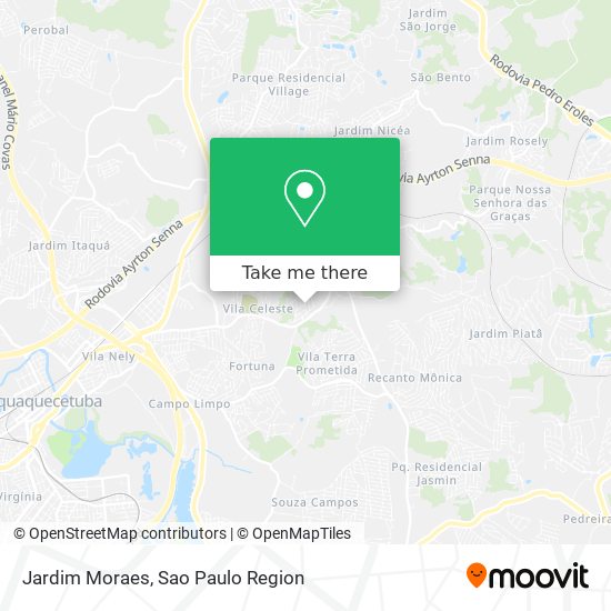 Jardim Moraes map