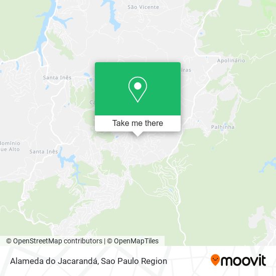 Alameda do Jacarandá map