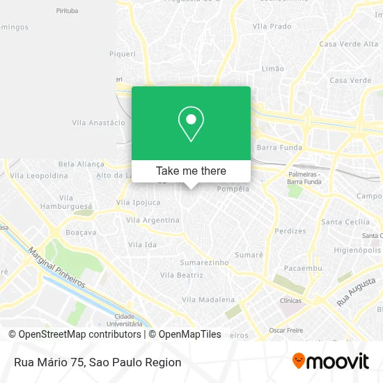 Rua Mário 75 map