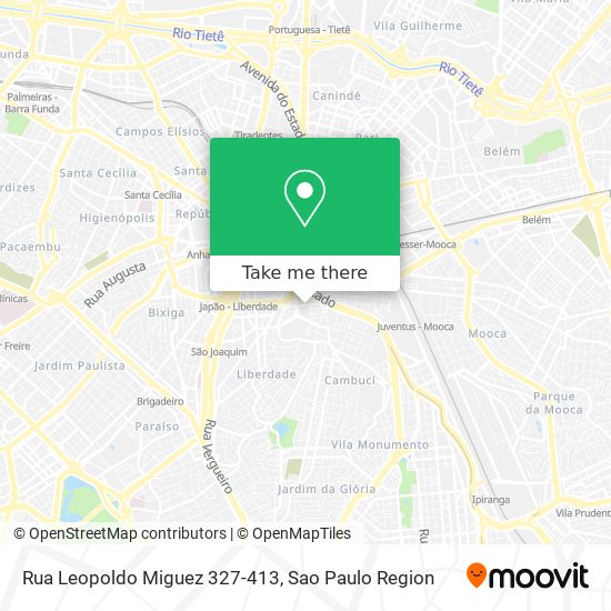Mapa Rua Leopoldo Miguez 327-413