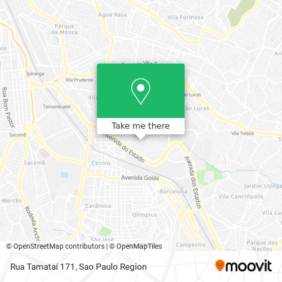 Rua Tamataí 171 map