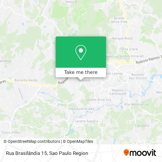 Rua Brasilândia 15 map