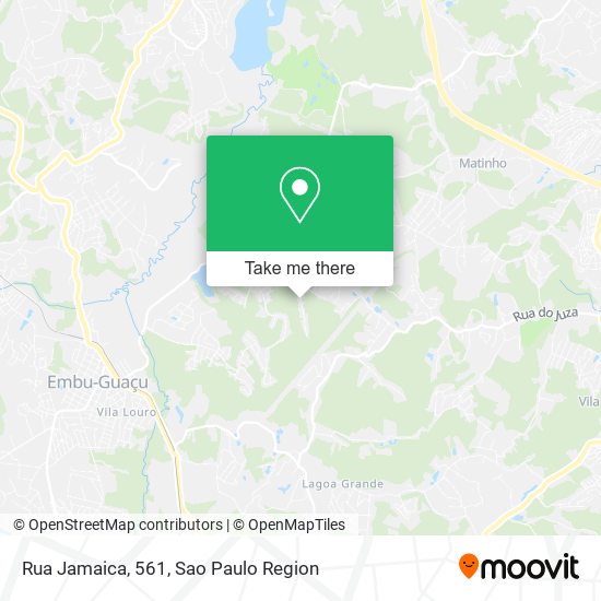 Rua Jamaica, 561, Embu-Guaçu-SP map