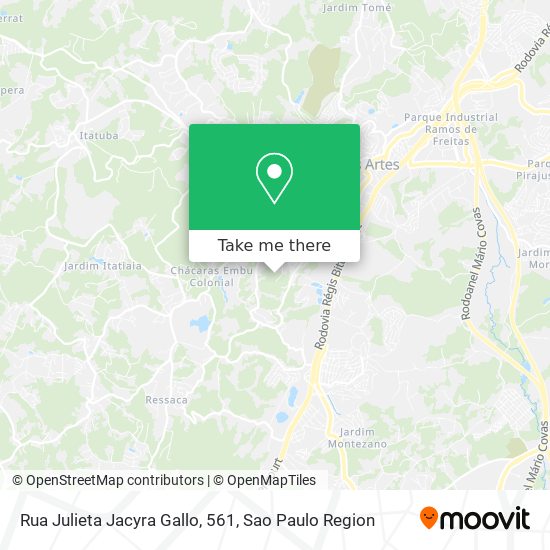 Rua Julieta Jacyra Gallo, 561 map