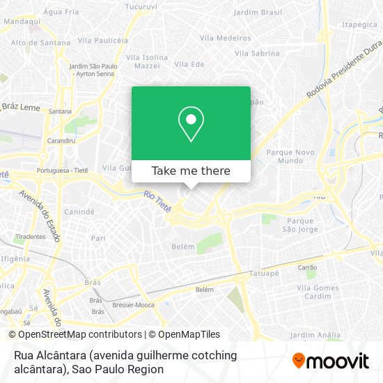 Rua Alcântara (avenida guilherme cotching alcântara) map