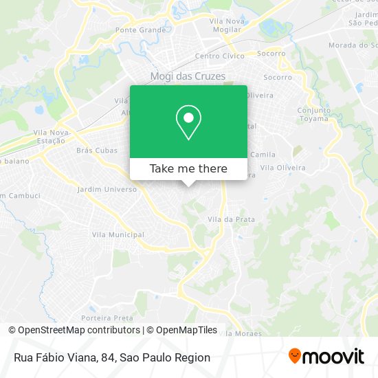 Rua Fábio Viana, 84 map
