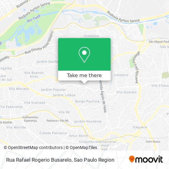 Rua Rafael Rogerio Busarelo map