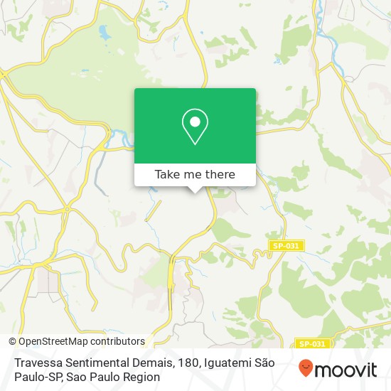 Travessa Sentimental Demais, 180, Iguatemi São Paulo-SP map