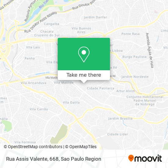 Rua Assis Valente, 668 map