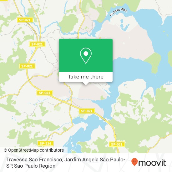 Travessa Sao Francisco, Jardim Ângela São Paulo-SP map