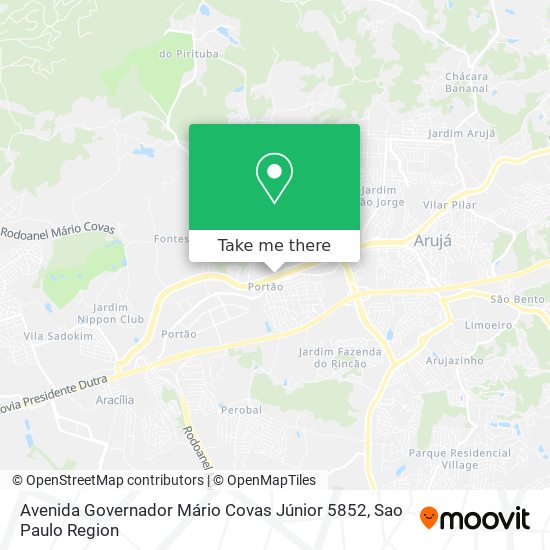 Avenida Governador Mário Covas Júnior 5852 map