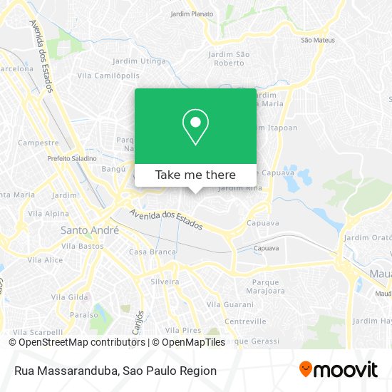 Mapa Rua Massaranduba