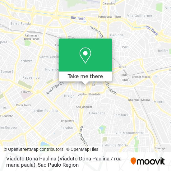 Mapa Viaduto Dona Paulina (Viaduto Dona Paulina / rua maria paula)