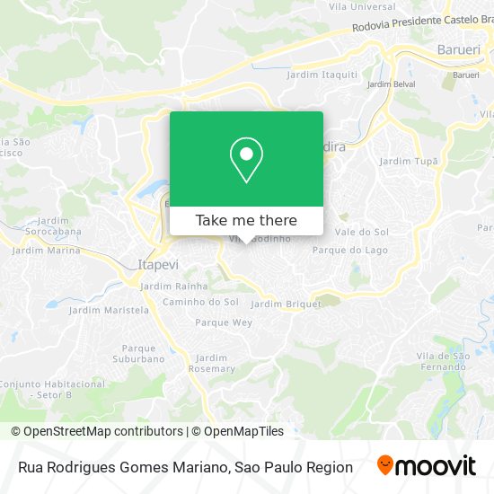 Rua Rodrigues Gomes Mariano map