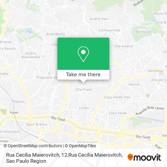 Rua Cecília Maierovitch, 12,Rua Cecília Maierovitch map