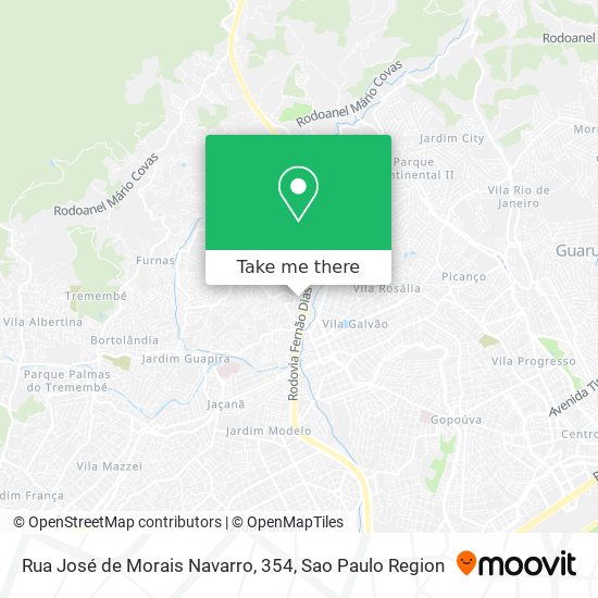 Mapa Rua José de Morais Navarro, 354