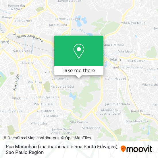 Rua Maranhão (rua maranhão e Rua Santa Edwiges) map