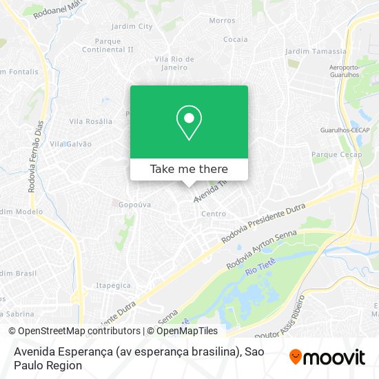 Avenida Esperança (av esperança brasilina) map