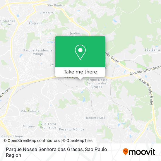 Mapa Parque Nossa Senhora das Gracas