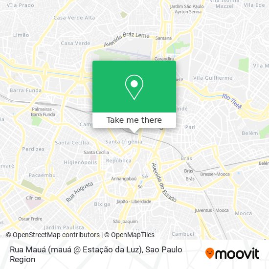 Rua Mauá (mauá @ Estação da Luz) map