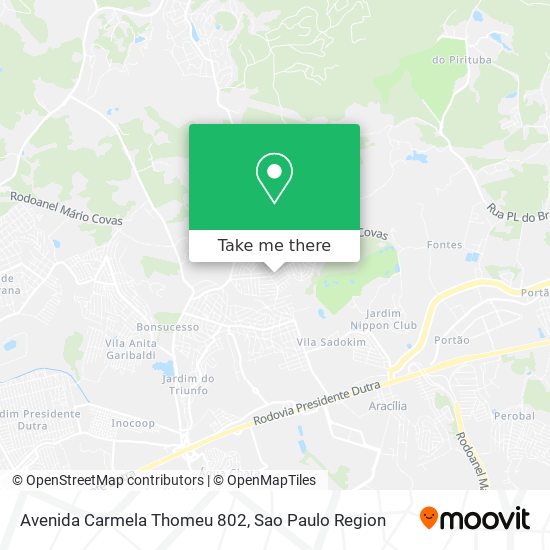 Avenida Carmela Thomeu 802 map